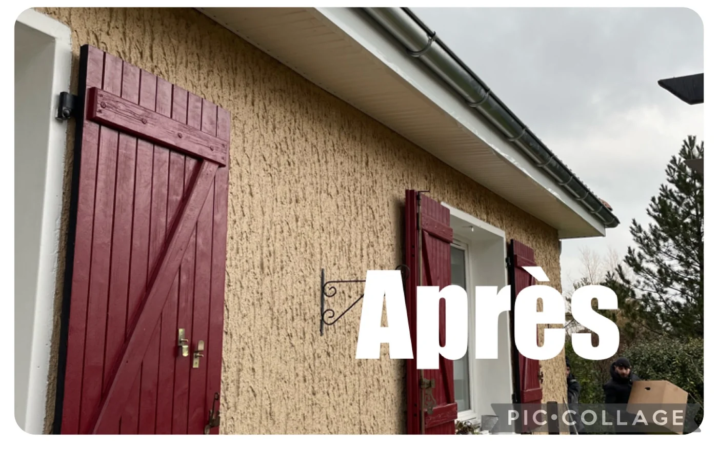 Rive de toiture après intervention